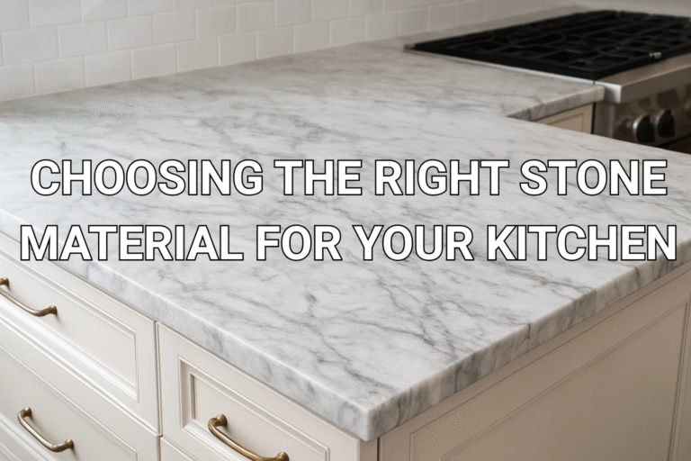 Choosing the Right Stone Material for Your Kitchen