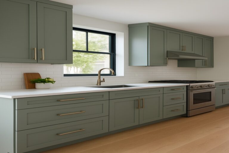 shaker style modern cabinetry